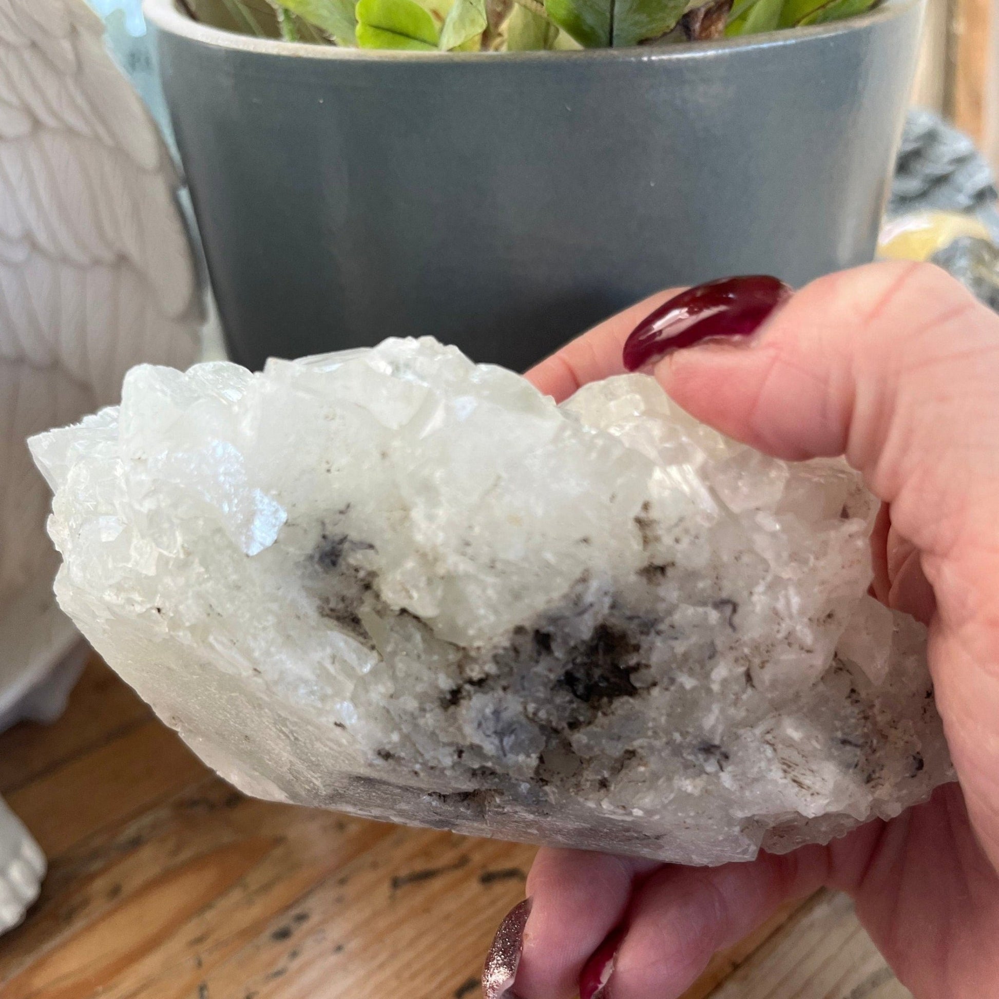 Apophyllite Clusters | Natural Apophyllite | Raw Crystals | Raw Clusters | Meditation Stone | Cleansing Crystal | Spiritual Growth - Amethyst Essential Healing