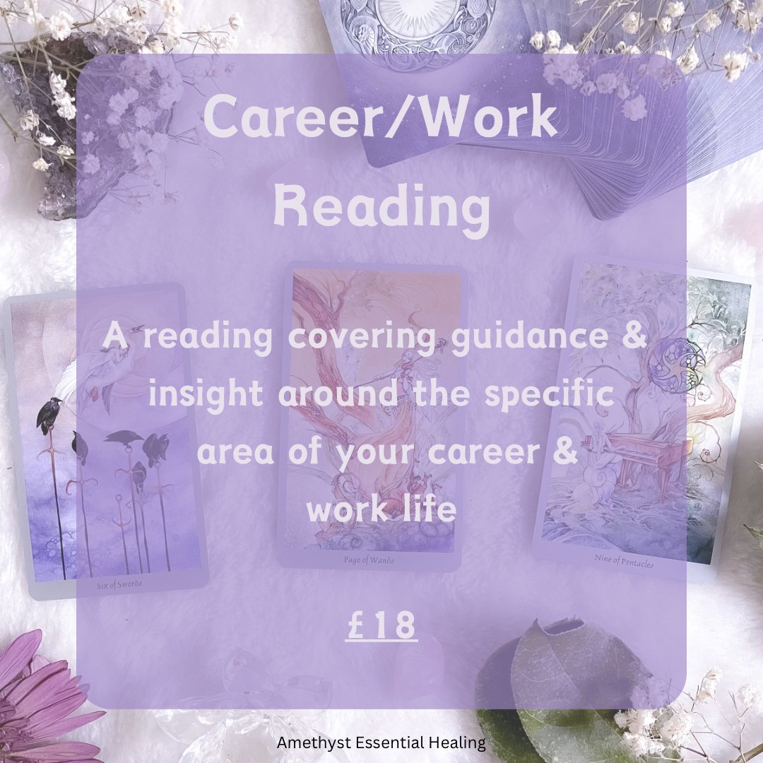 Career/Work Tarot Reading - Amethyst Essential Healing