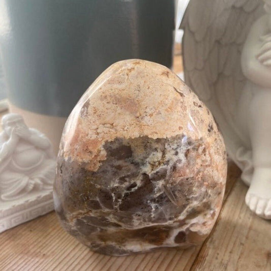Crazy Lace Agate Polished Free Form | Reiki energy | Meditation stone | Statement Piece - Amethyst Essential Healing