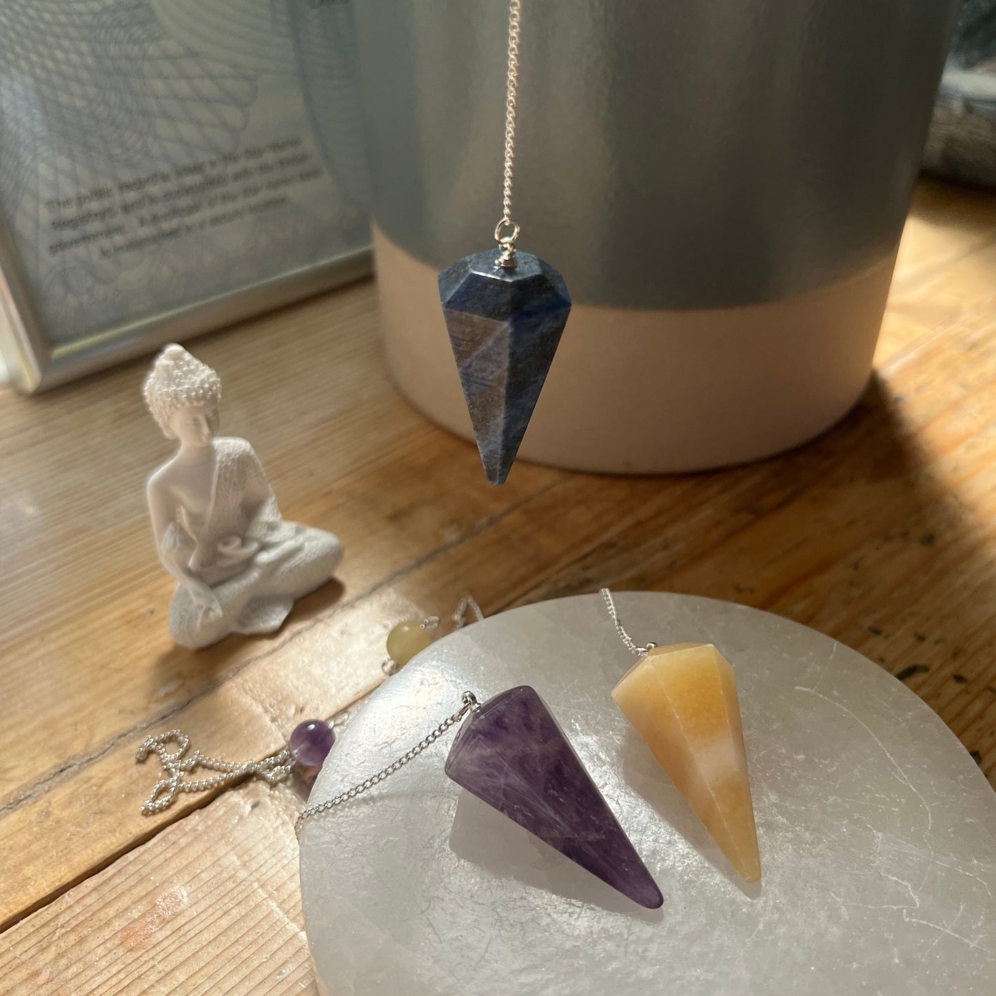 lapis lazuli crystal pendulum