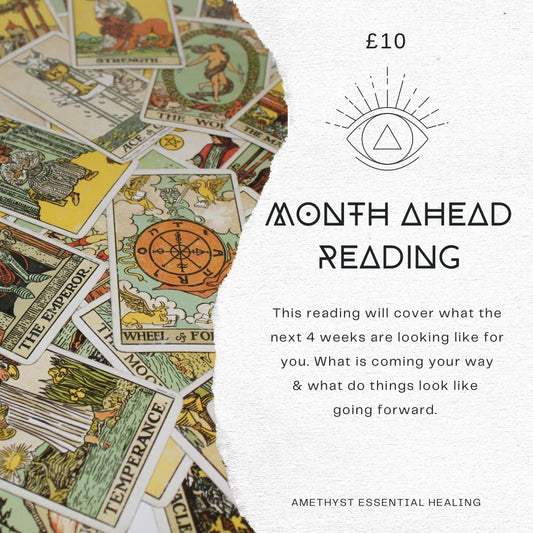 Month Ahead Tarot Reading - Amethyst Essential Healing