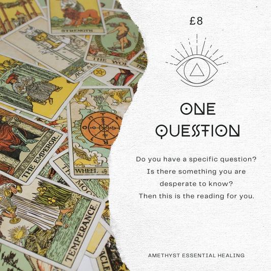 One Question Tarot Reading - Amethyst Essential Healing