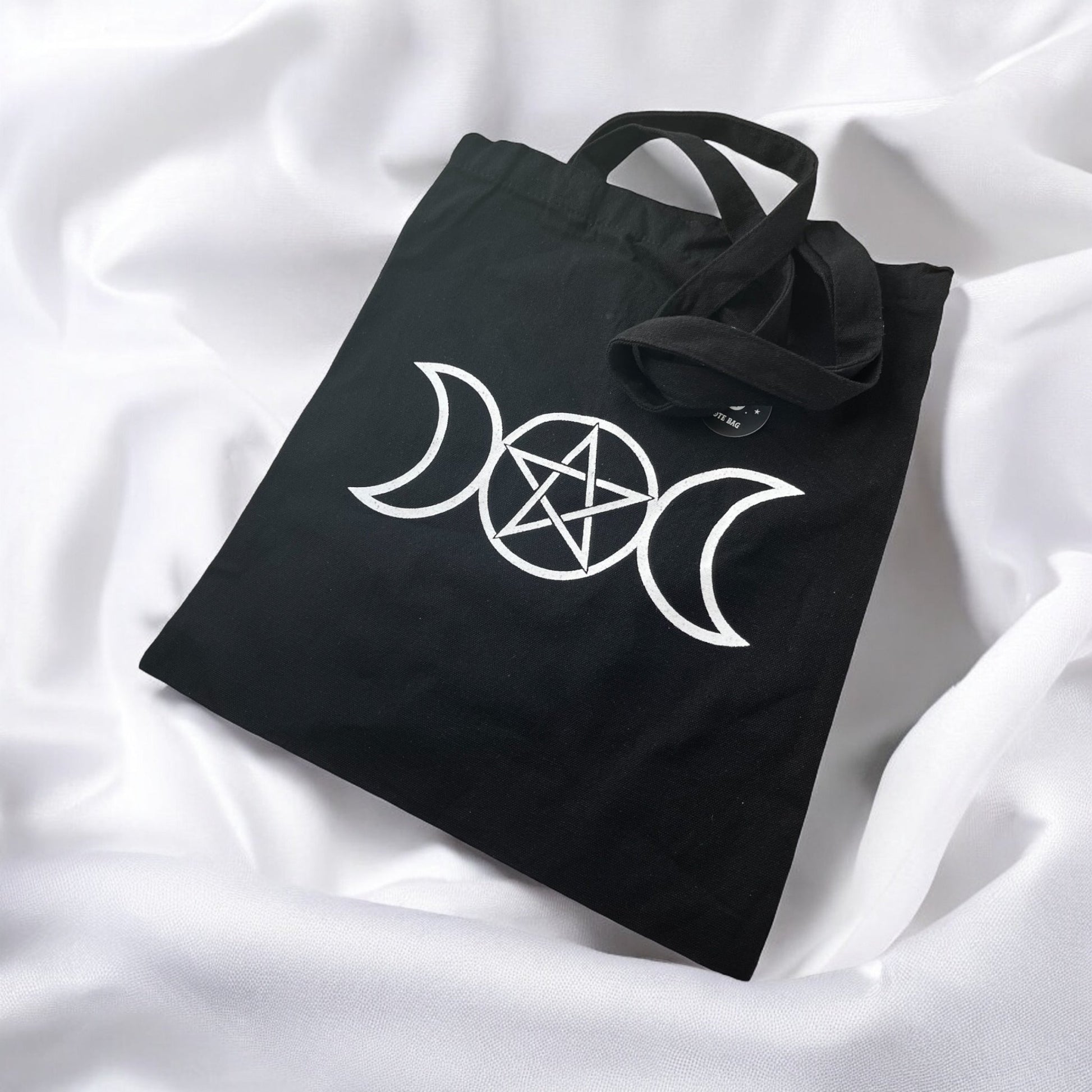 Spiritual Polycotton Tote Bag - Amethyst Essential Healing