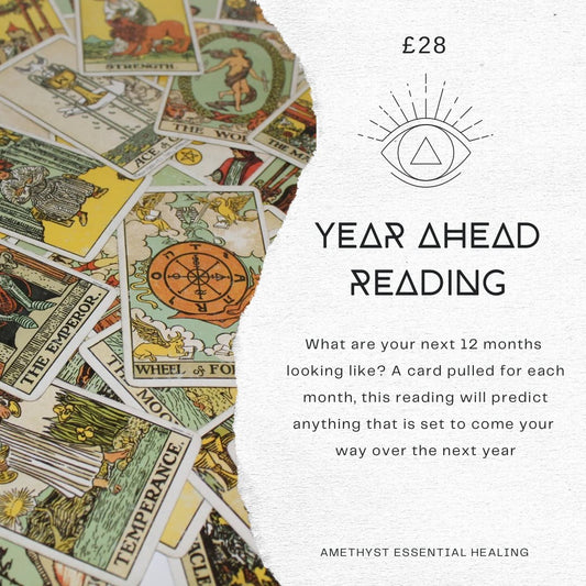 Year Ahead Tarot Reading - Amethyst Essential Healing